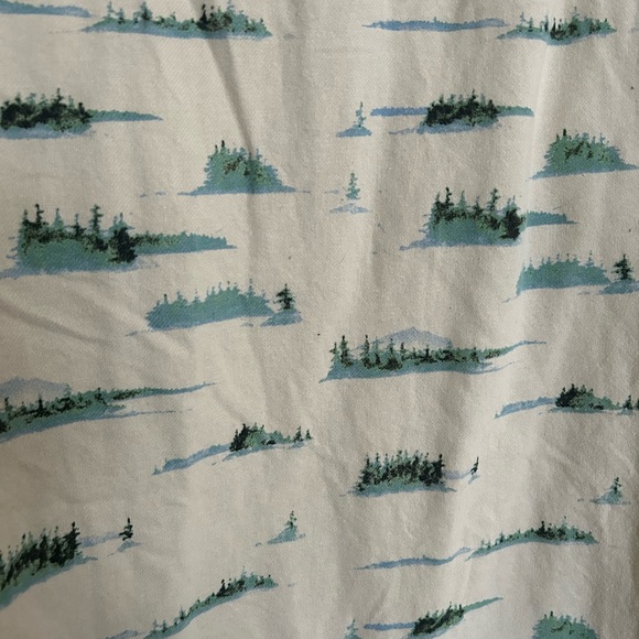 AllSaints Cream and Green Button Down Shirt - Picture 5 of 11